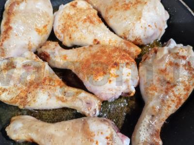 Grikių košė, kepta orkaitėje su vištienos blauzdomis Žingsnis 1