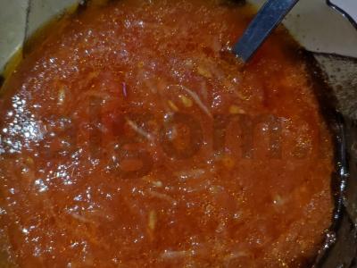 Grikių košė, kepta orkaitėje su vištienos blauzdomis Žingsnis 5