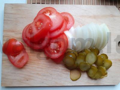 Mėsa prancūziškai su graikišku jogurtu ir daržovėmis Žingsnis 1