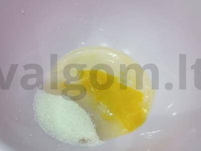 Blynai su varškės įdaru Žingsnis 1