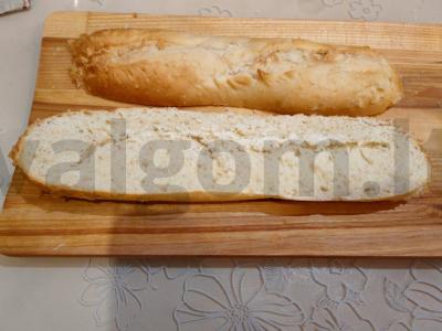 Pica-baguette su mocarela Žingsnis 1