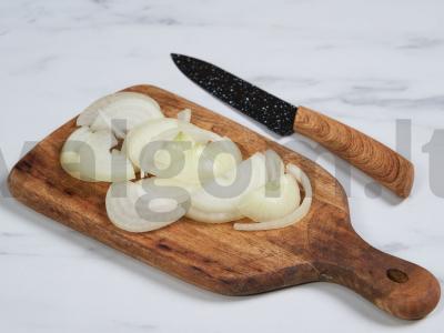 Jautienos kepenys miltuose Žingsnis 2