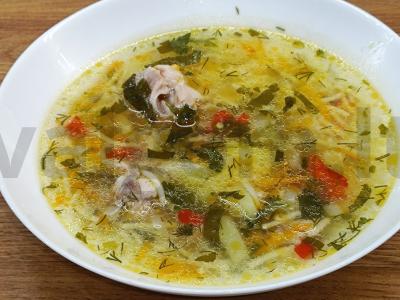 Daržovių sriuba su salierais ir kalakutiena pagrindine nuotrauka