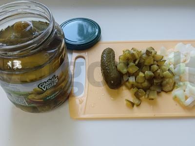 Vinegretas su džiovintais abrikosais Žingsnis 3