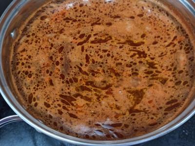 Šaltibarščiai su kiauliena ir daržovėmis Žingsnis 6