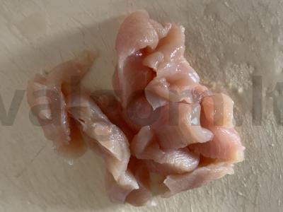 Bulvės su vištienos krūtinėle grietinės ir garstyčių padaže Žingsnis 2