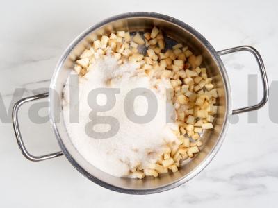 Obuolių uogienė žiemai Žingsnis 1