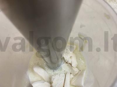 Pieninis kokteilis „Zefyras ir obuolys“ Žingsnis 4