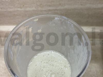 Pieninis kokteilis „Zefyras ir obuolys“ Žingsnis 5