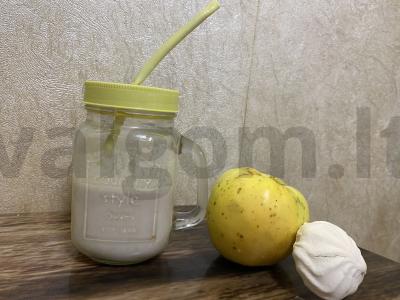 Pieninis kokteilis „Zefyras ir obuolys“ pagrindine nuotrauka