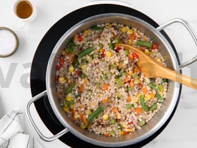 Žalioji grikių košė su daržovėmis Žingsnis 4