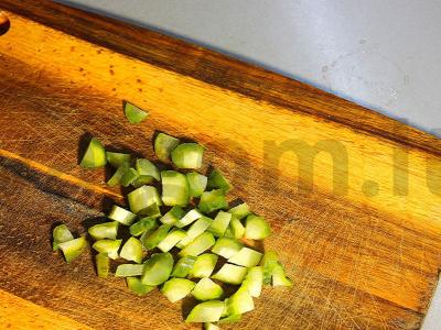 Jūros dumblių salotos su kiaušiniais ir mikrožalumynais Žingsnis 1