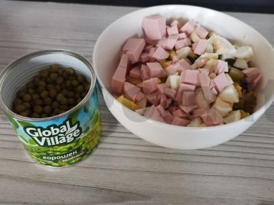 Olivje su žaliais žirneliais Žingsnis 6