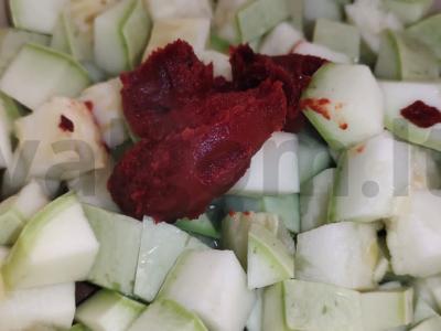 Špinatų sriuba su cukinija ir makaronais Žingsnis 3