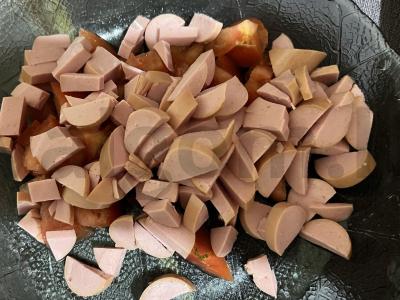 Bulvių krepšeliai su sūriu ir dešrelėmis Žingsnis 4