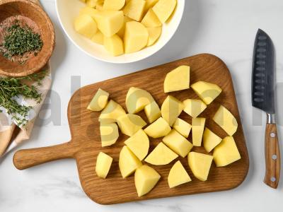 Bulvių pyragas be tešlos Žingsnis 1