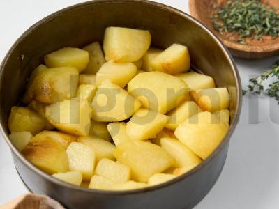 Bulvių pyragas be tešlos Žingsnis 5