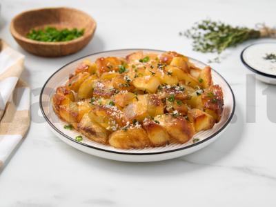 Bulvių pyragas be tešlos pagrindine nuotrauka