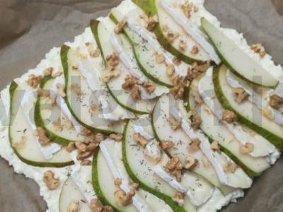 Galetė su kriauše ir sūriu Žingsnis 3