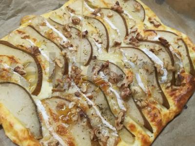 Galetė su kriauše ir sūriu Žingsnis 4