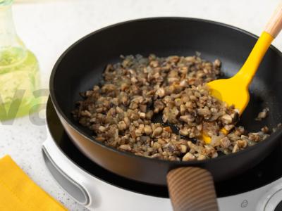 Grikių kotletai su grybais Žingsnis 3