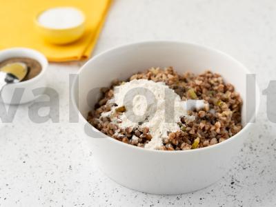 Grikių kotletai su grybais Žingsnis 4