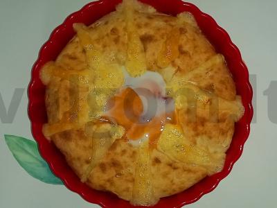 Tortilija su sūriu ir daržovėmis pagrindine nuotrauka