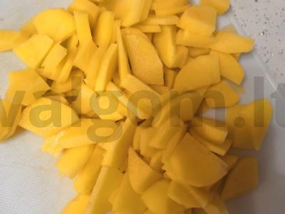 Greitas sriuba su dešra Žingsnis 1