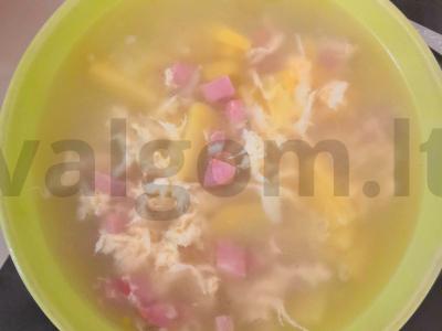 Greitas sriuba su dešra pagrindine nuotrauka