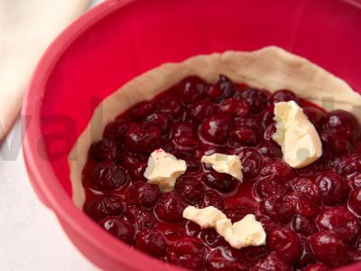 Paprastas vyšnių pyragas Žingsnis 6