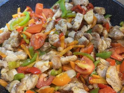 Kiaulienos troškinys per 50 minučių Žingsnis 8