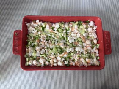 Keptas suši tortas su krevetėmis Žingsnis 3