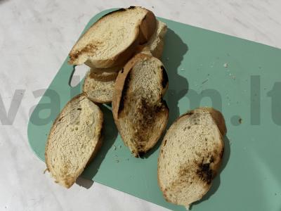 Krustiniai užkandžių tostai su raudona žuvimi Žingsnis 6