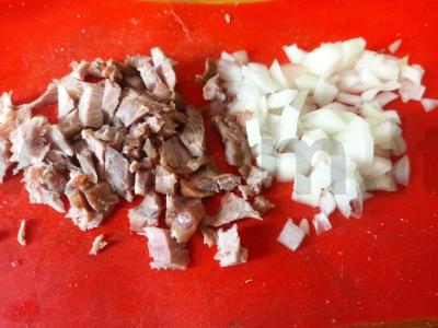 Pšeno su grybais ir vištiena Žingsnis 3