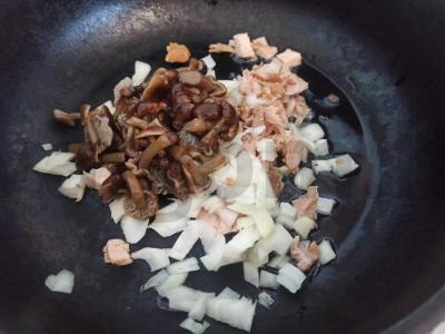 Pšeno su grybais ir vištiena Žingsnis 4