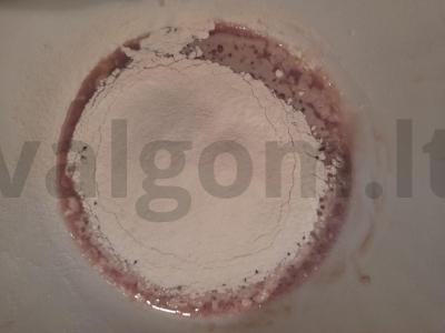 Skaniausi veganiški blynai su vyšnių sultimis Žingsnis 2