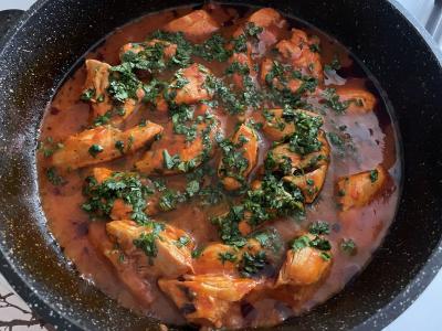 Armėniška čachohbili variacija Žingsnis 4