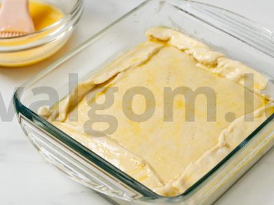 Sluoksniuotas pyragas su vyšniomis Žingsnis 7