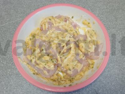 Skrudinti vištienos nagetai sūrio paniravime Žingsnis 8