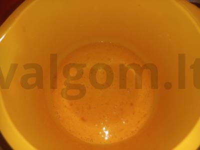 Omletas su lydytu sūriu Žingsnis 3