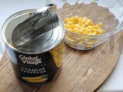 Lengvas lašišos ir špinatų salotas Žingsnis 1