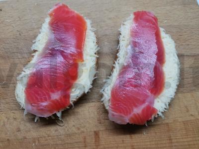 Sumuštiniai su silke ir sūriu Žingsnis 4