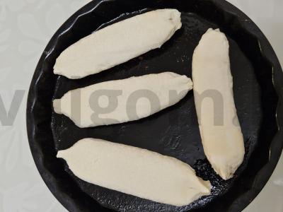 Dešrelės tešloje „Hot-dogas“ Žingsnis 3