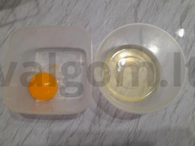 Oranžinės bandelės su cukrumi Žingsnis 1