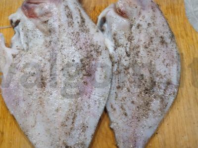 Skaniausia plekšnė tešloje ir manų kruopų apvalkale Žingsnis 3