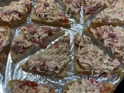 Karšti sumuštiniai su bekonu Žingsnis 2