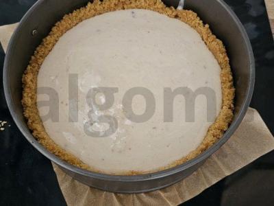 Aviečių sūrio pyragas be kepimo Žingsnis 5