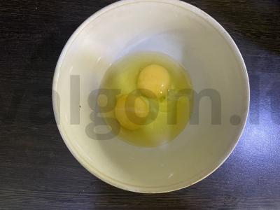 Purūs omletas su špinatais orkaitėje Žingsnis 1