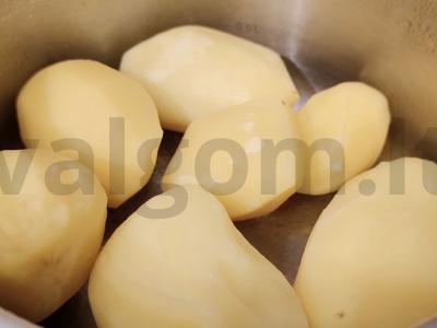 Šernai su grietine prie virtų bulvių Žingsnis 1