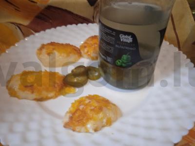 Sūrio nagetai su jalapeño tempūros tešloje Žingsnis 6